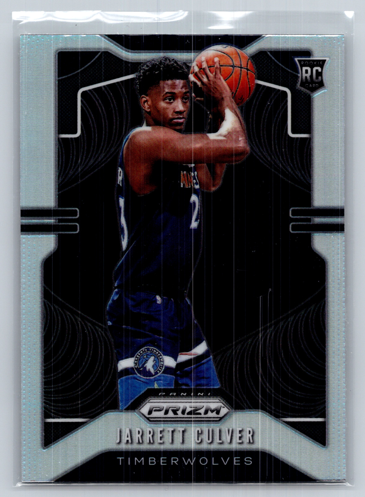 2019-20 Panini Prizm Jarrett Culver Silver RC #252 Minnesota Timberwolves