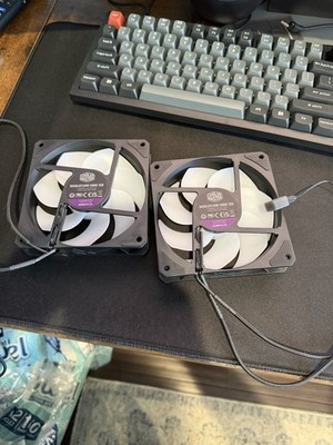 2 FANS - COOLERMASTER Sickleflow edge 120 RGB
