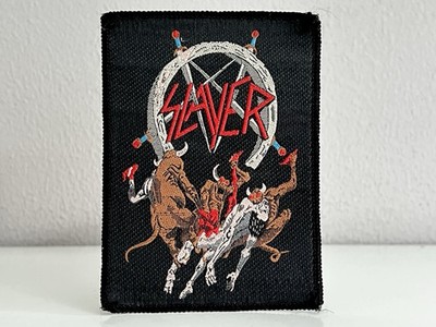   Vintage SLAYER ''Hell Awaits'' 90er Aufnäher/Patch   Metal Band Kutte  