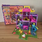 Kitty in my Pocket Play 'n' Display Salon Hasbro Vintage Cats 1990s - Incomplete