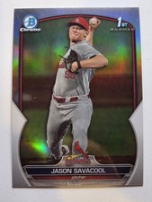 2023 Bowman Chrome 1st Refractor Jason Savacool BDC 200 Cardinals