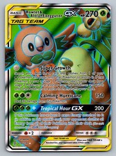 Rowlet & Alolan Exeggutor GX 214/236 Ultra Rare Unified Minds Pokemon NM on eBay