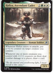 Haliya, Ascendant Cadet 218 Edge of Eternities MTG Uncommon
