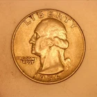 1956-D Washington Silver Quarter : Raw / Ungraded : XF - AU : BUY-IT-NOW