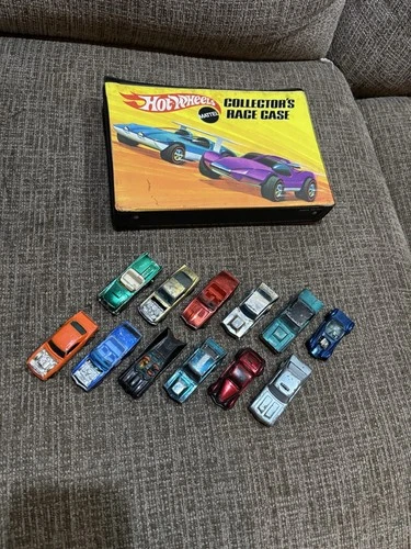 12 Mattel Hot Wheels Redline Diecast Toy Car Firebird Camaro Lot Case Batmobile