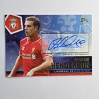 2014-15 Topps EPL Premier Club Jordan Henderson Liverpool Auto /50 #4