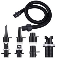 Therwen 8 Pcs Air Hose Kit Includes Air Pump Hose 7 Nozzles Adaptor Stand Up ... Therwen 8 Pcs Air Hose Kit Includes Air Pump Hose 7 Nozzles Adaptor Stand Up ...