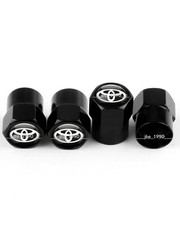 Universal Fits Toyota Tire Air Valve Stem Caps for Cars, Trucks, SUVs, Vans