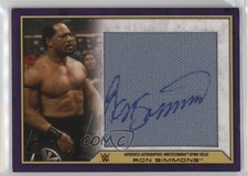 2014 WWE Road to Wrestlemania 30 Signed Mat Relic 7/25 Faarooq Auto HOF 0dj8
