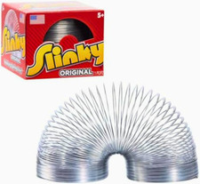 The Original Slinky Walking Spring Toy, 2.75-inch Diameter Metal Slinky, Fidget