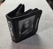 OZZY OZBOURNE &bull; BLACK SABBATH Leather Zipper CD Wallet Holds 24 CDs Excellent