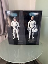 Sideshow Star Wars Han Solo Luke Skywalker Storzrooper  1:6 LESEN  Kein Hot Toys