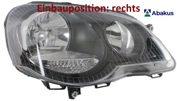 Abakus 441-11A8R-LDEM2 Hauptscheinwerfer Rechts Scheinwerfer FüR VW-image