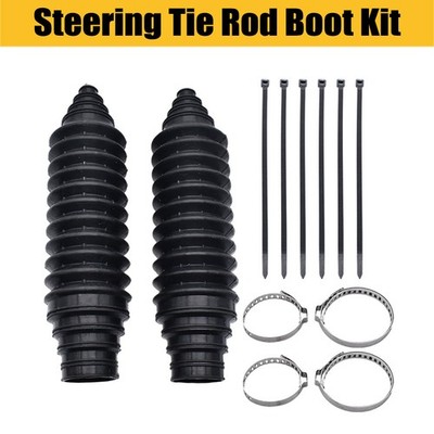 2pcs For Nissan Cars Steering Rack Pinion Inner Tie Rod Boots Kit Adjustable