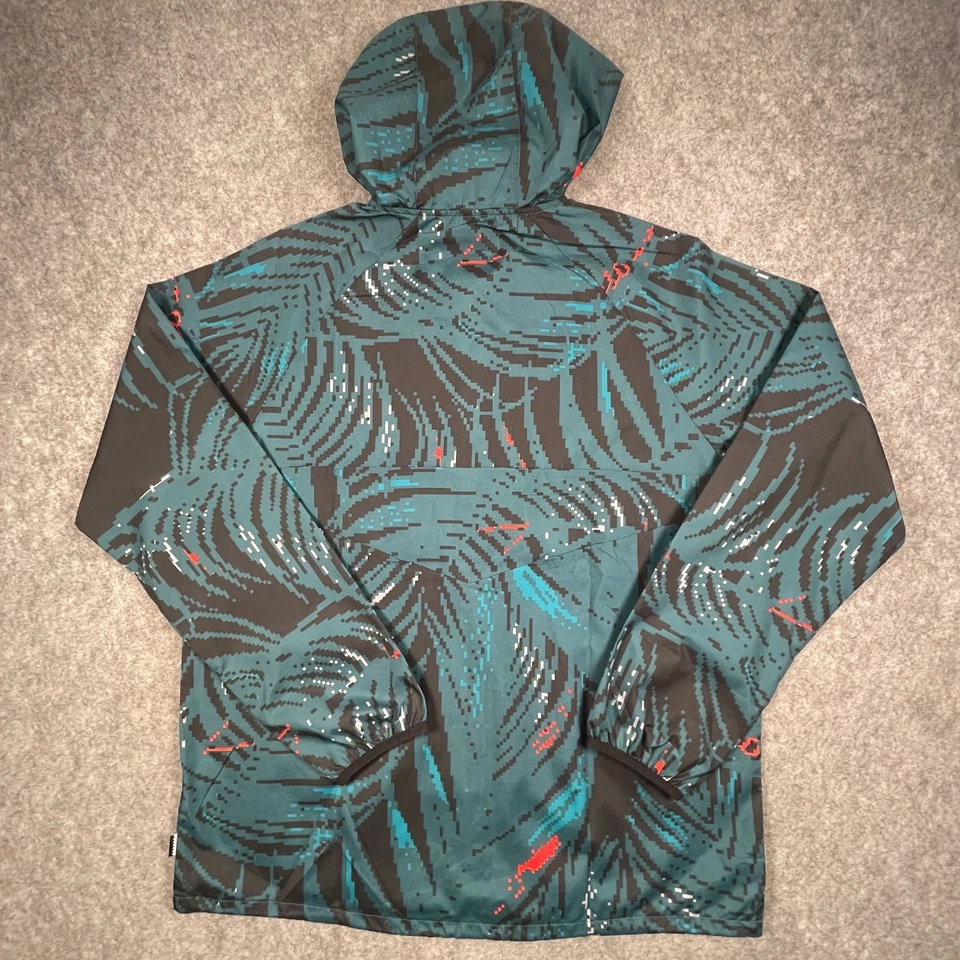 Adidas скейтбординга ветровка толстовка с капюшоном мужской большой полный молнии сетки подкладка новый с Ярлыками - Изображение 3 из 4