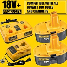 2/4PACK 18 Volt For DeWalt 18V 7.0Ah Battery / Charger DC9096 DC9099 DC9096-2