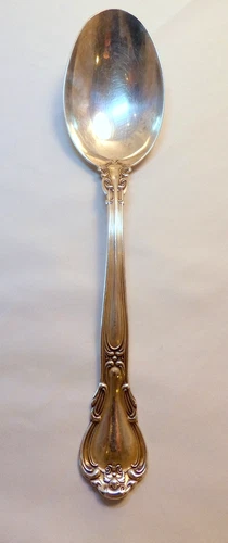 Gorham Sterling Silver Chantilly Large Serving Spoon  8.5" 2.6oz