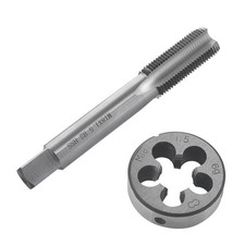 Metric M18x1.5mm Tap Die Set HSS Straight Flutes Right Hand Machine Thread Tool