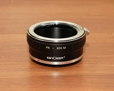 K&F Pentax K to Canon EOS M Mount Adapter Used