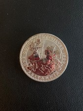 1999 2pounds one oz fine silver britannia coin
