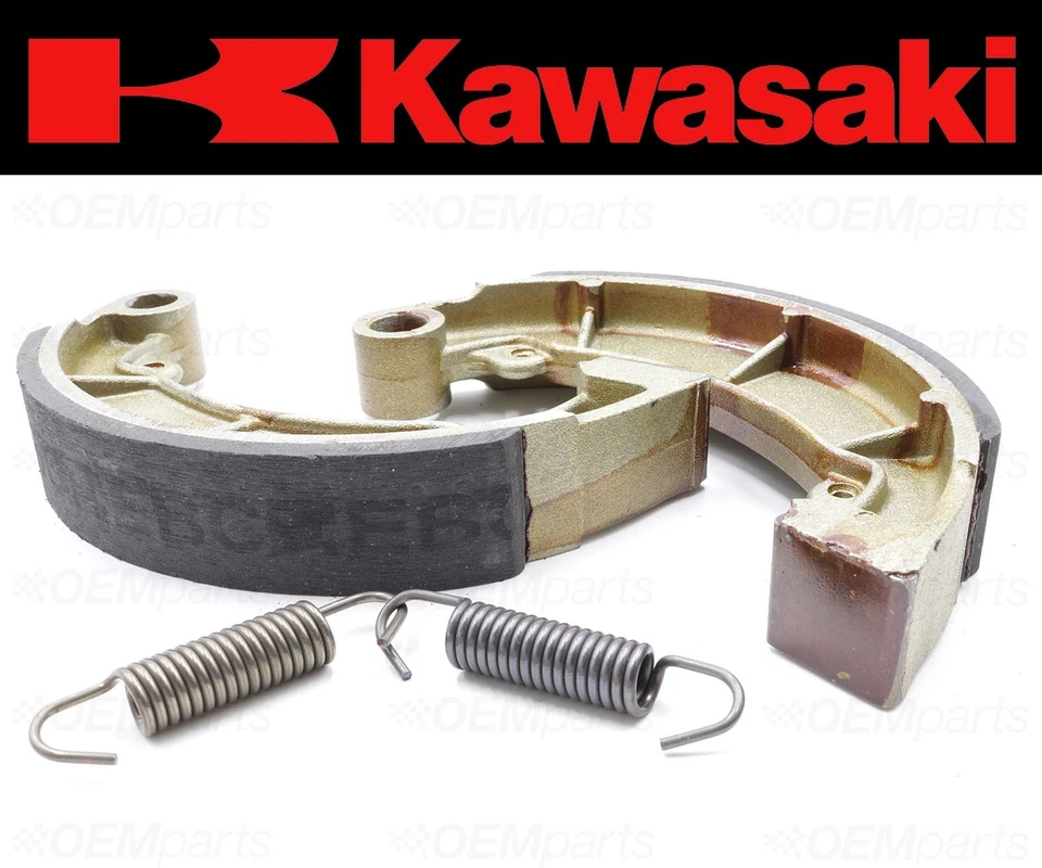 Set of (2) Kawasaki REAR Brake Shoes and Springs #42019-003 (See Fitment Chart) - Image 3 of 4