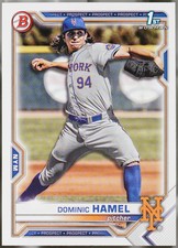 2021 Bowman Draft #BD-60 Dominic Hamel Baseball NM