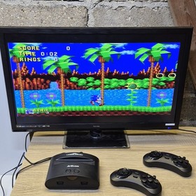 Boxed Sega Megadrive Console Mini Classic 80 Games 2 Wireless Controllers VGC