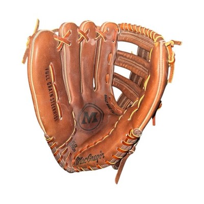 MacGregor K3997 13.5  LHT Full Grain Steer Hide Leather Baseball Glove Pro Lock