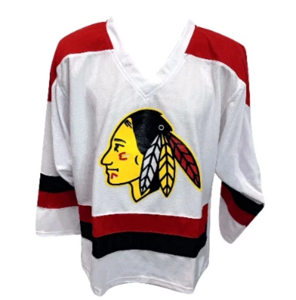 Camiseta de hockey Clark Griswold vacaciones de Navidad 00 película de Navidad Chicago Griswald Foto 3 de 3