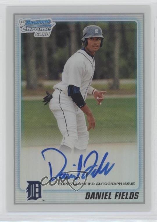 2010 Bowman Chrome Prospects Refractor 382/500 Daniel Fields #BCP218 Auto 0v1
