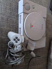 Sony PlayStation 1 Ps1 Console With 3 Games Bundle