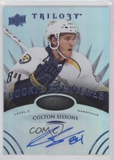 2014 Trilogy Level 2 Rookie Premieres Radiant Blue /225 Colton Sissons Auto xp6