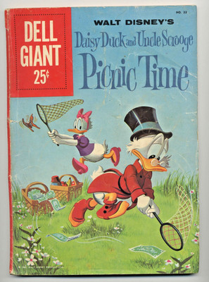 Walt Disney's Daisy Duck and Uncle Scrooge Picnic Time No. 33 - 1960