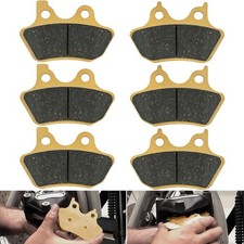 Touring Motorcycle Heavy Duty Ceramic Brake Pad Set Replacement