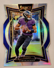 2024 Panini Select LAMAR JACKSON Concourse Die-Cut Card #35 Baltimore Ravens