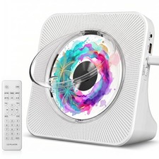 Portable CD Player with Bluetooth for Home, Hi-Fi Speaker,FM Radio