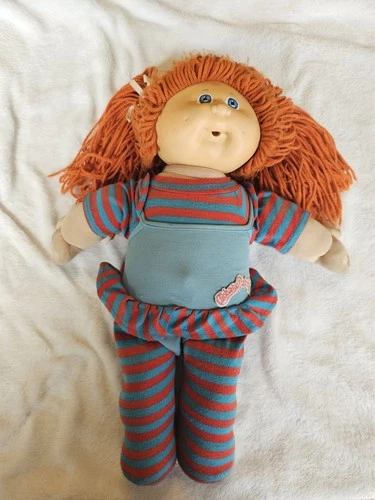 Vintage Cabbage Patch Kids Aerobics Outfit HTF RARE Red Hair Blue Eyes