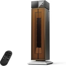 25" Large Room Tower Heaters Indoor 1500W Remote Oscillation Timer 3 Heat Levels