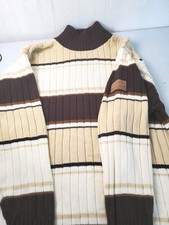 Vintage South Pole Striped Sweater XL Ribbed
