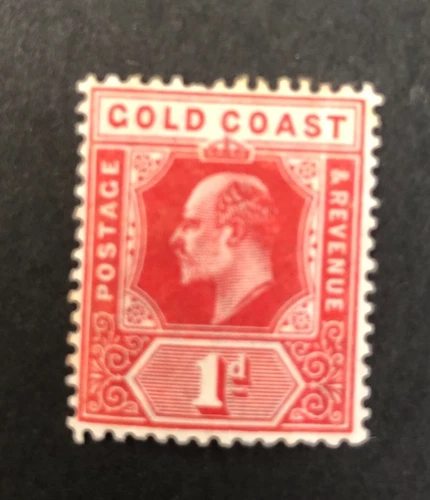 GOLD COAST 1907-1913 MCCA SG60 MH CAT £21 - CREASE