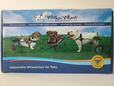 Walkin' Wheels Adjustable Wheelchair For Pets Small Pink by Handicapped Pets