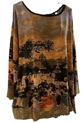 Take Two Clothing Co Scenic Graphic Embellished Top 4x