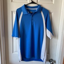 Under Armour Men  s Stretch Polo Shirt Blue Heat Gear