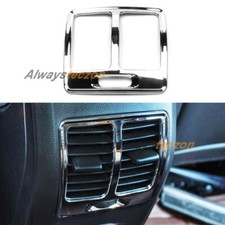 Chrome Rear Armrest Air Vent Cover Trim For Ford Escape Kuga 2013-2019