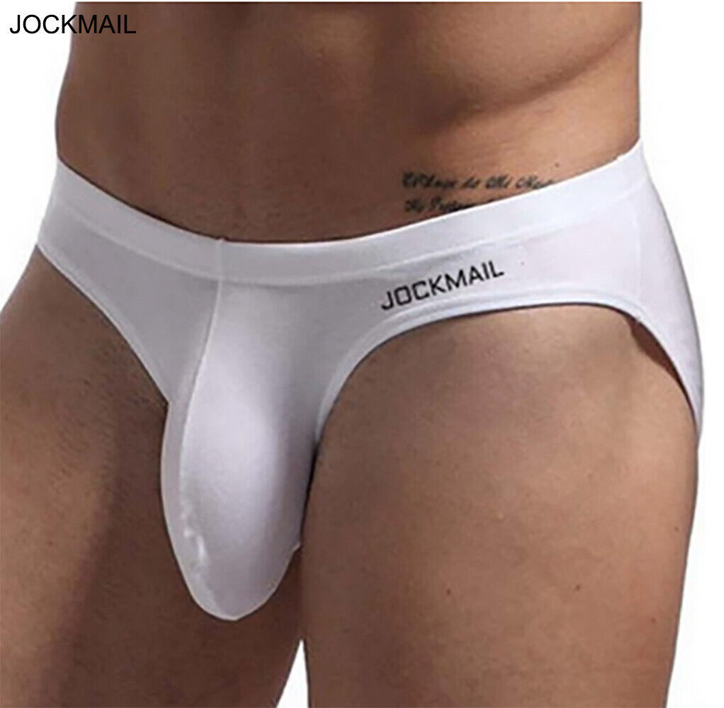 JOCKMAIL Sexy Men's Underwear Brief Breathe Cotton U Convex Pouch Gay Underpants