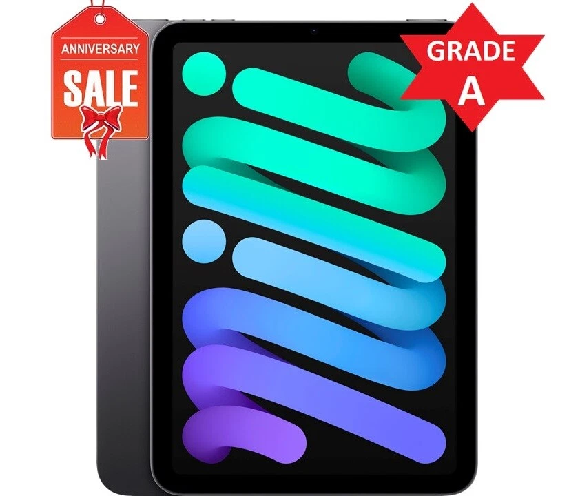 Apple iPad Mini 6to WiFi o Desbloqueado I Gris Plata Dorado I 64GB 256GB - Muy Bueno