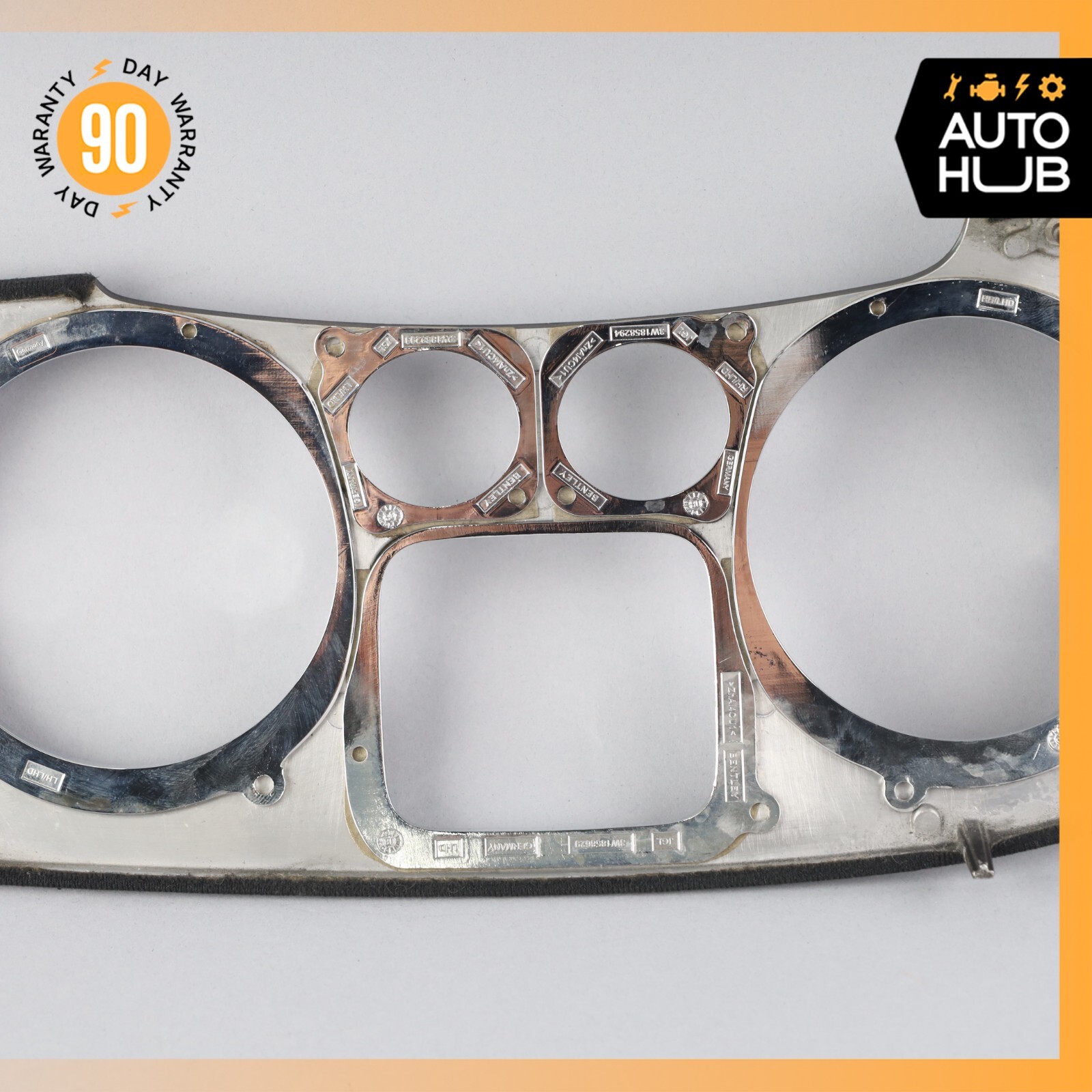 03-13 Bentley Continental GTC Speed GT Dash Panel Speedometer Bezel Trim OEM 83k