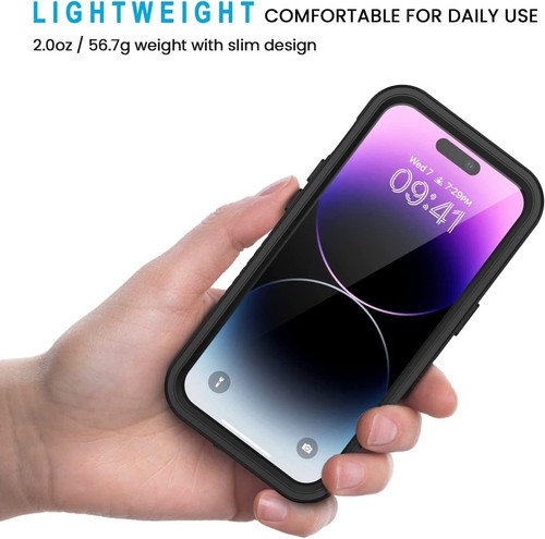 Funda Lanhiem para iPhone 14 Pro, IP68 impermeable a prueba de polvo a prueba de golpes 14 Pro... - Imagen 4 de 7