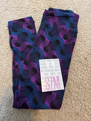 LuLaRoe kids S/M Multi Geometric Aztec print New leggings 2-8 NWT Small Medium