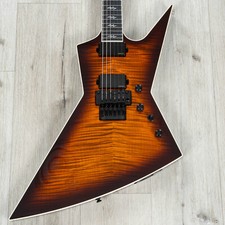 Dean USA ZERO Floyd Fluence Guitar, Ebony Fretboard, Flame Maple, Tiger Eye